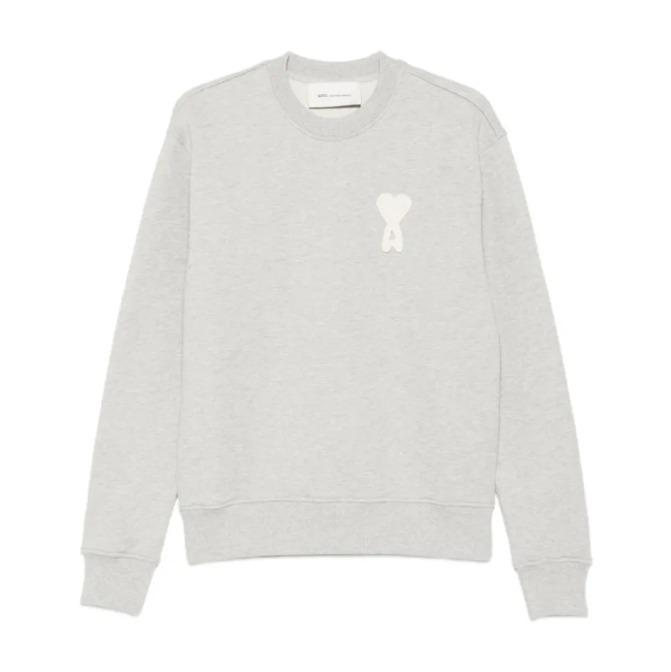 Appliqued Crew Neck Sweatshirt