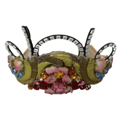 Autentyczna diademowa tiara z kryształami i diodami LED