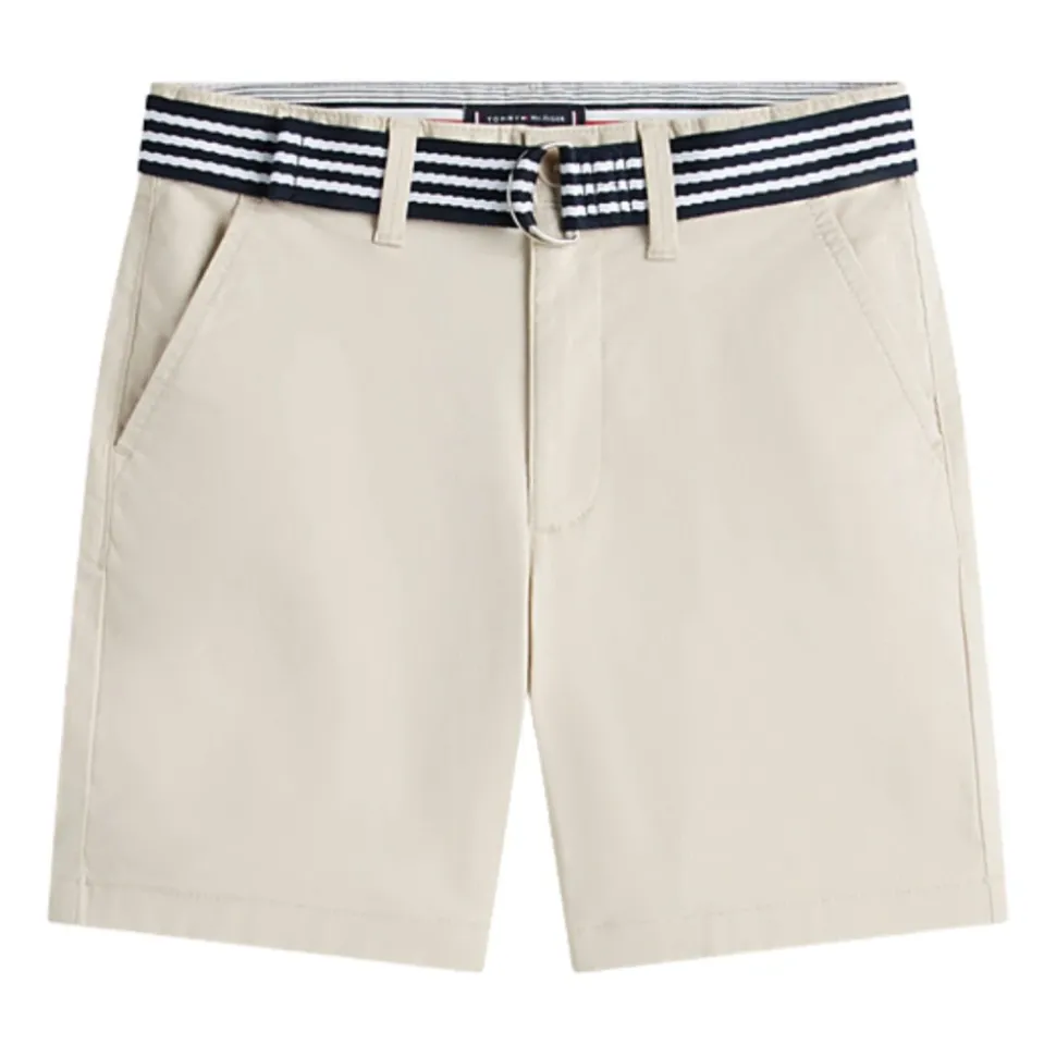 Baggy Chino Belted Short