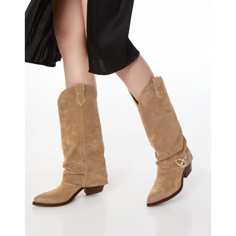 Beżowe Buty Damskie