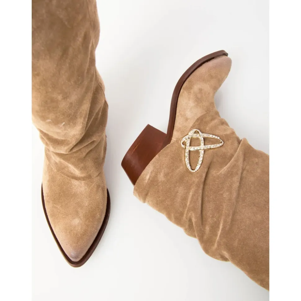 Beżowe Buty Damskie