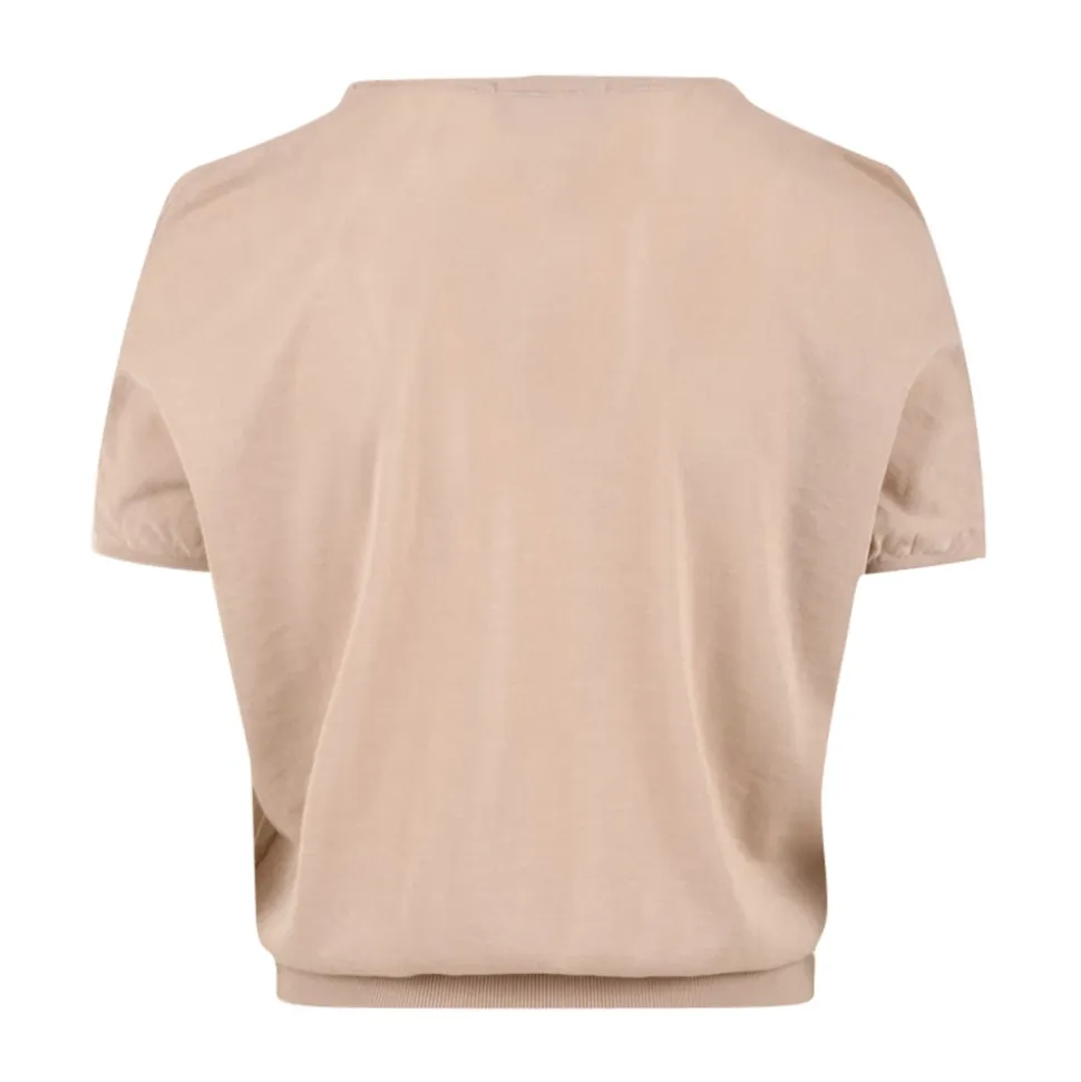 Beżowy T-shirt i Polo Kolekcja