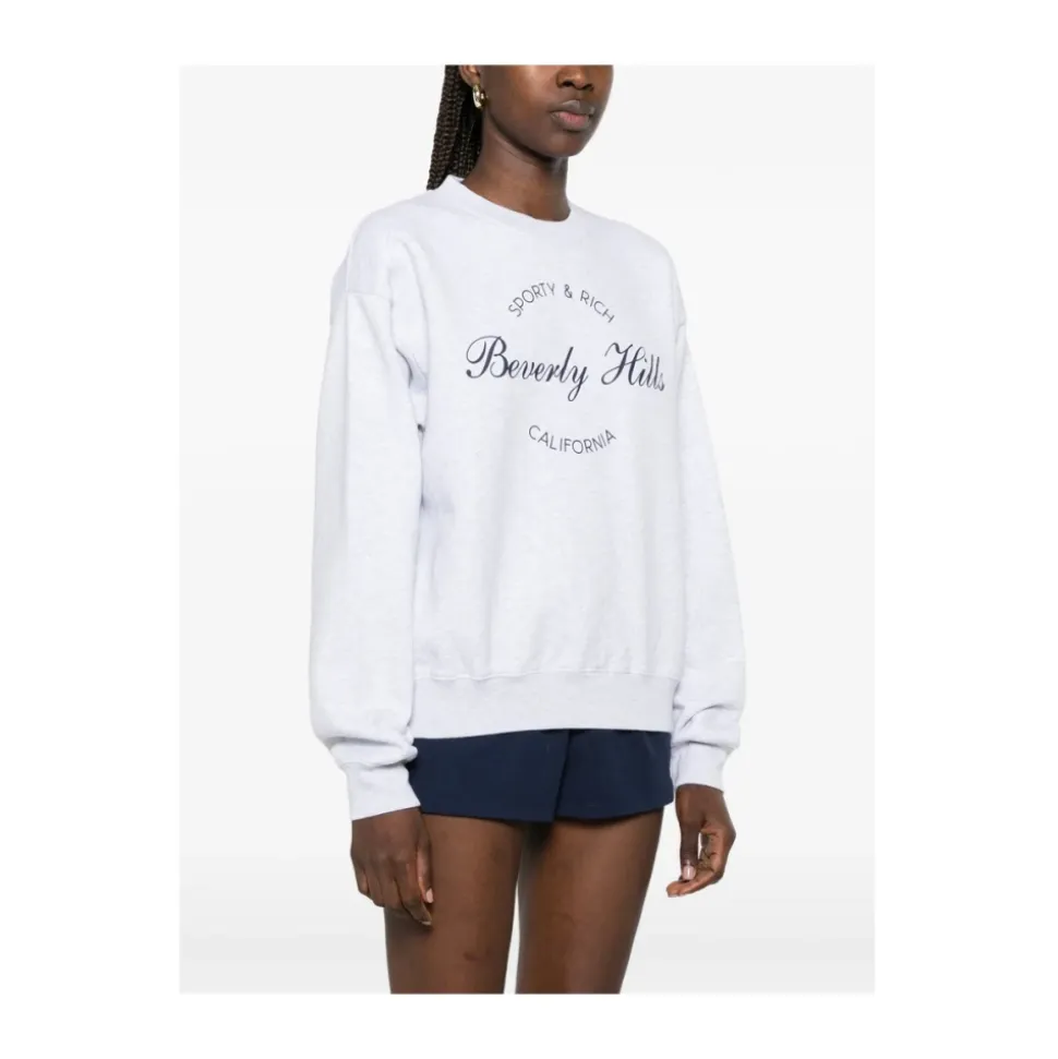 Beverly Hills Logo-Print Sweater