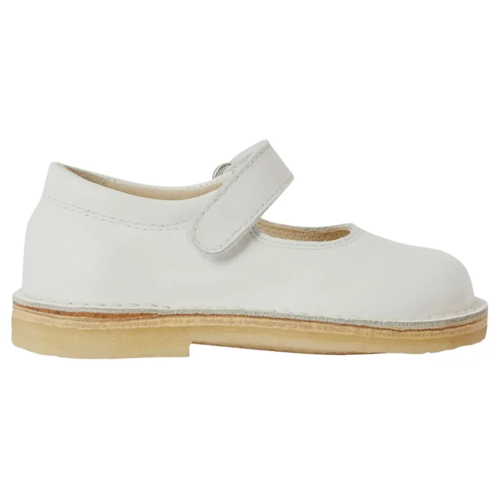 Białe Baletki Buty Płaskie