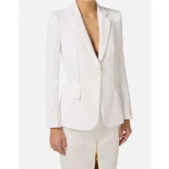 Blazer z elastycznego krepu double stretch