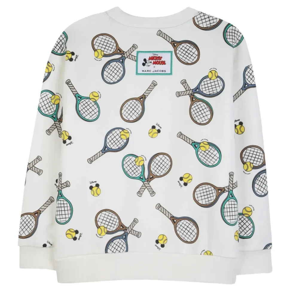 Bluza Crewneck z nadrukiem tenisowym