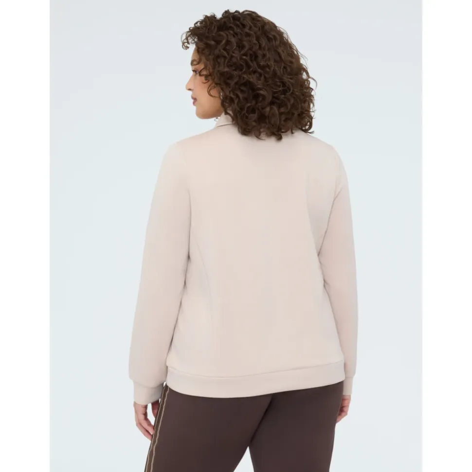 Bluza polo z świecącymi aplikacjami