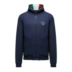 Bluza z kapturem z trójkolorowym wnętrzem