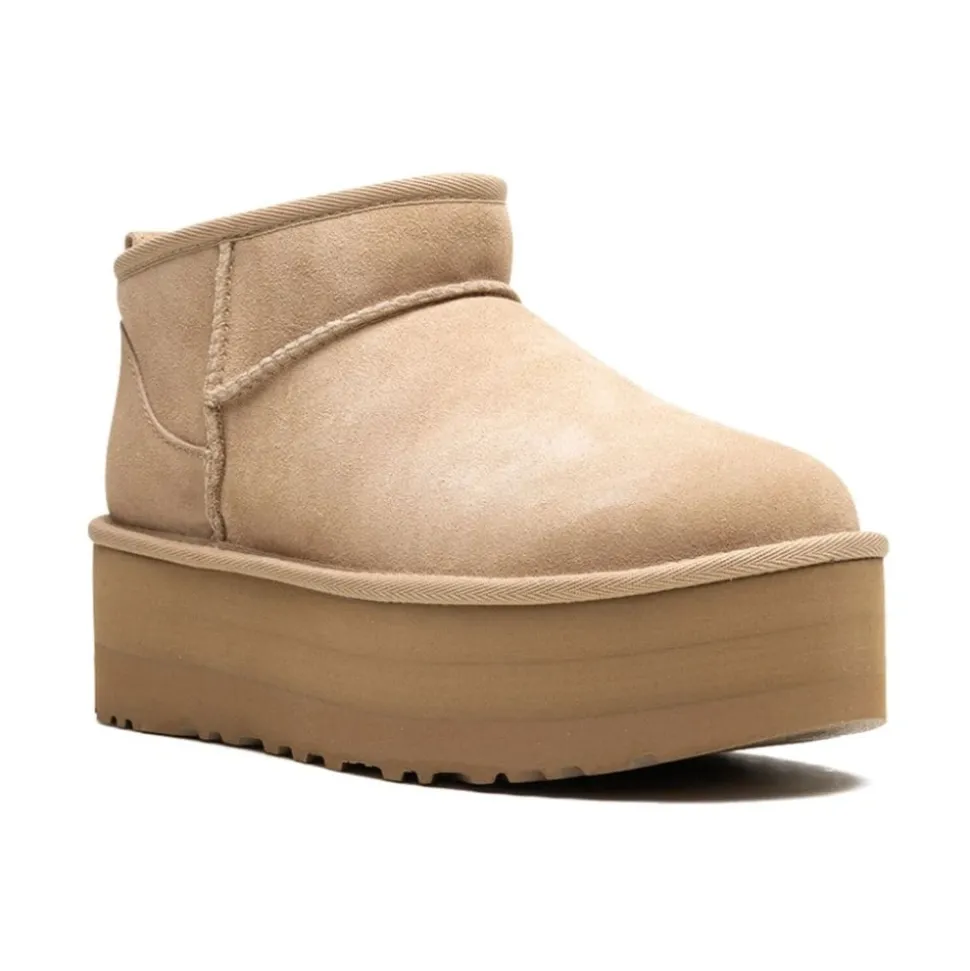 Botki Classic Ultra Mini Platform Sand