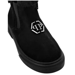 Botki Eco Shearling Suede Anckle