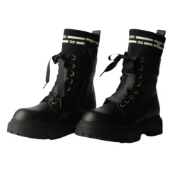 Botki z Wstawką z Logo