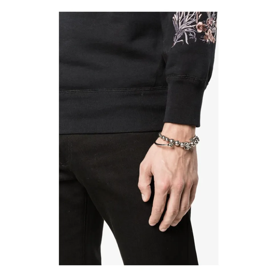 Bransoleta Bijoux Grey z Elastycznym Paskiem