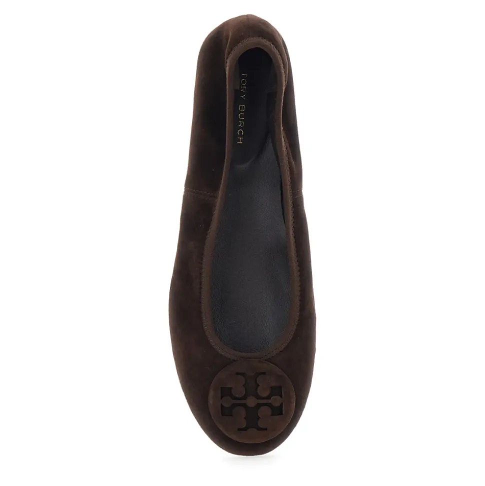 Brązowe Buty Flat Minnie Travel Ballet