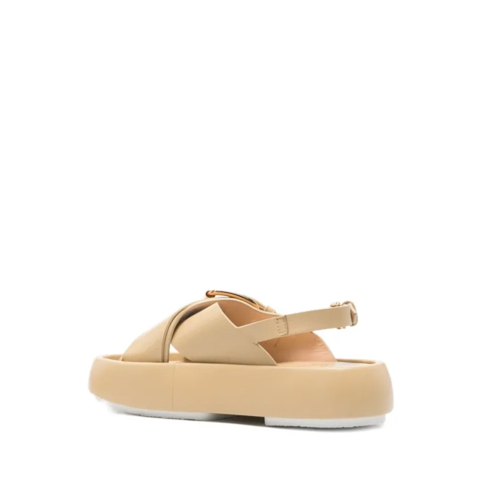 Bulle Criss Cross Buckle Sandals