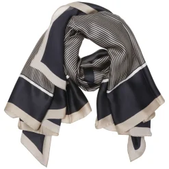 Cassandre Striped Silk Stole