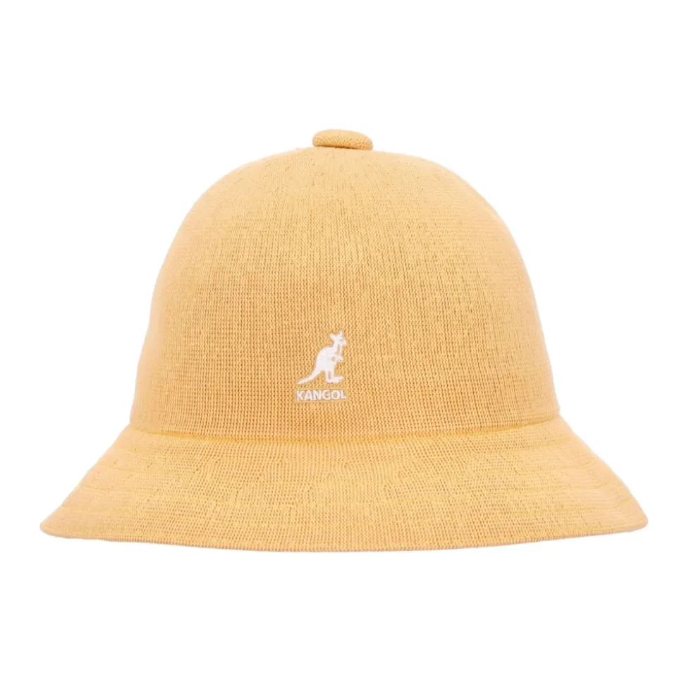 Casual fisherman hat w tkaninie morelowej