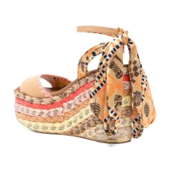 Chelsea Scarf Wedge Heel