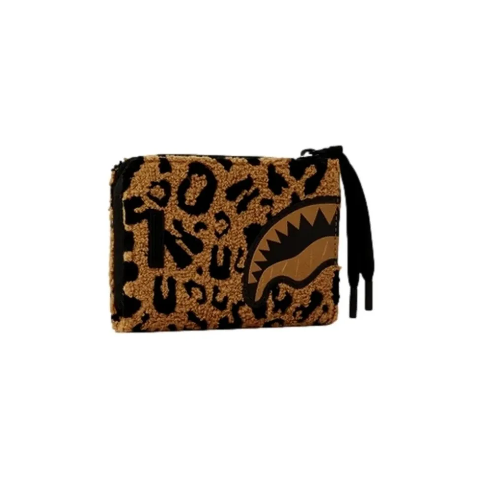 Chenille Cheetah Wallet