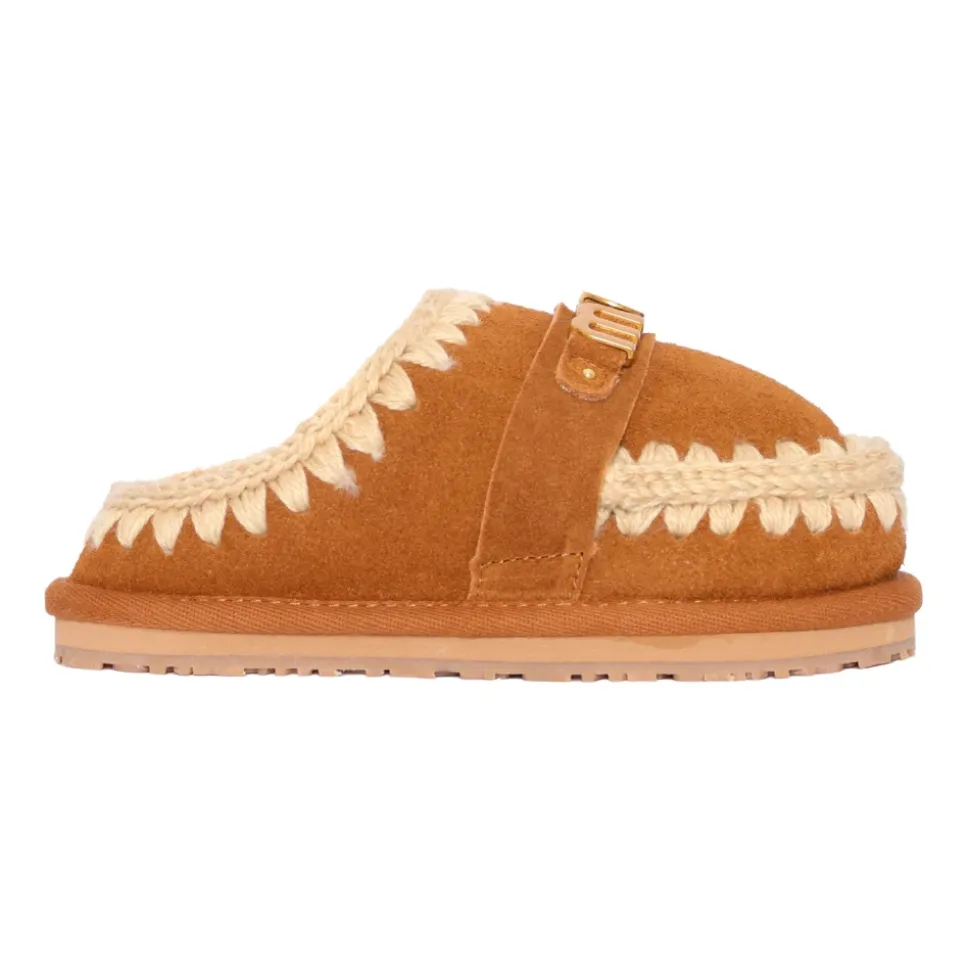 Ciabatta suede - letter logo