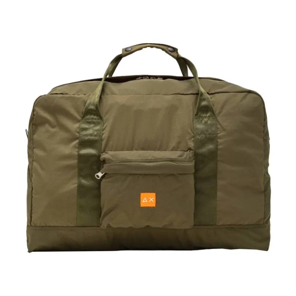 Ciemnozielona, składana torba nylonowa Dark Military