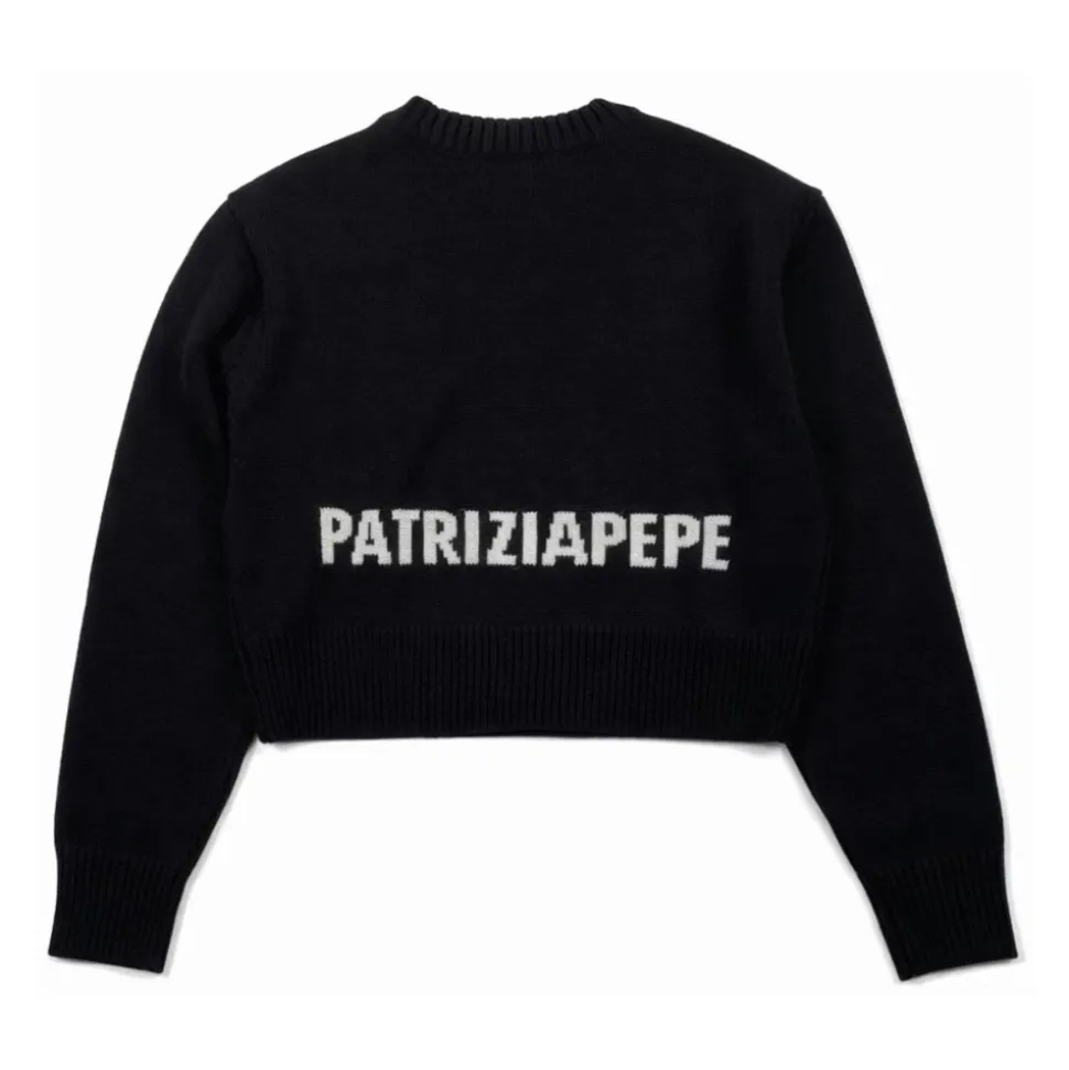 Cropped Logo Sweater
