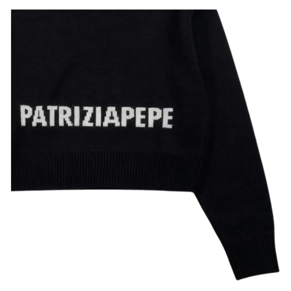 Cropped Logo Sweater