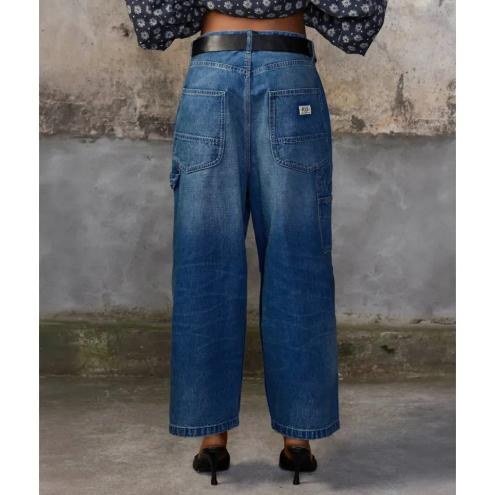 Cropped Wide Leg Carpenter Jean