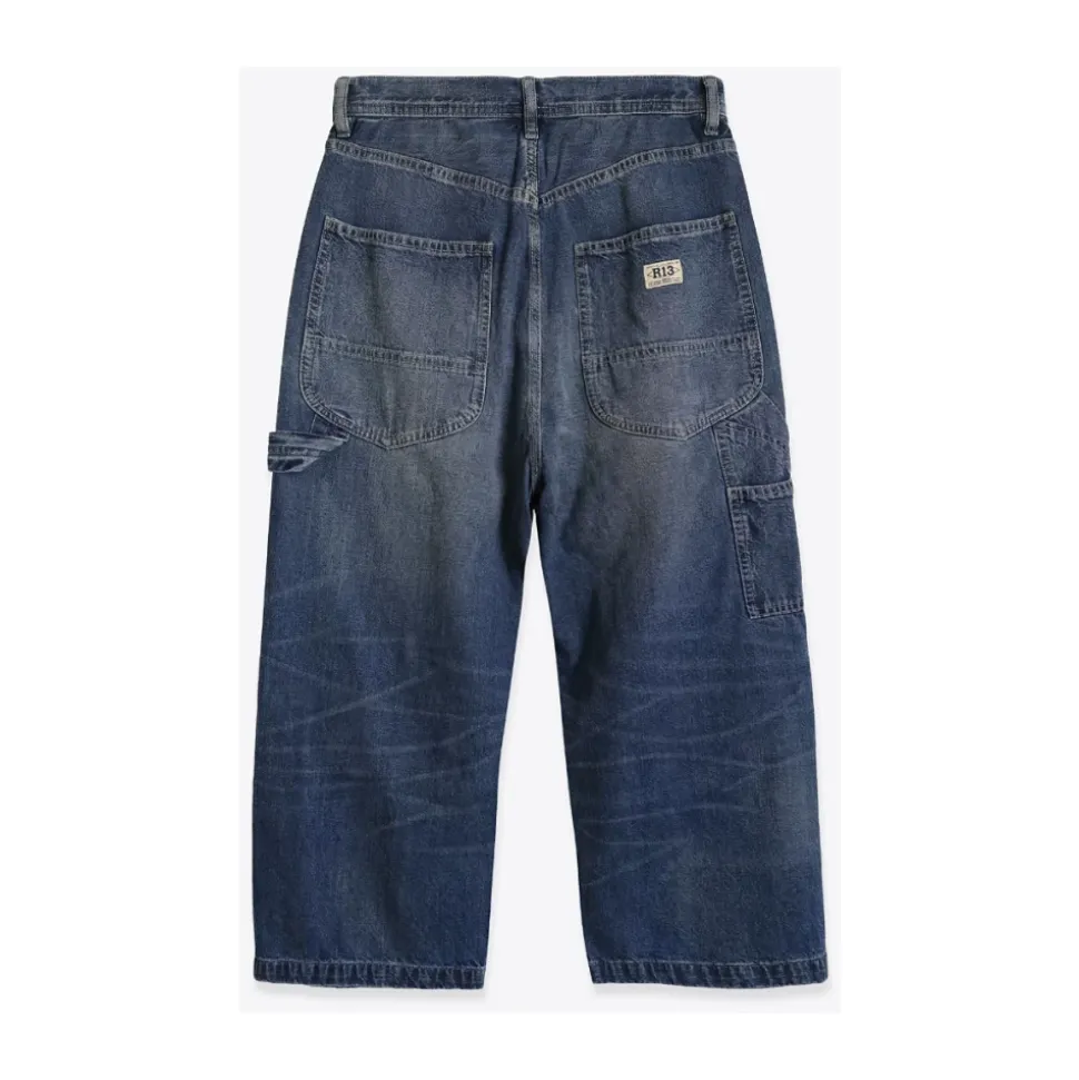 Cropped Wide Leg Carpenter Jean