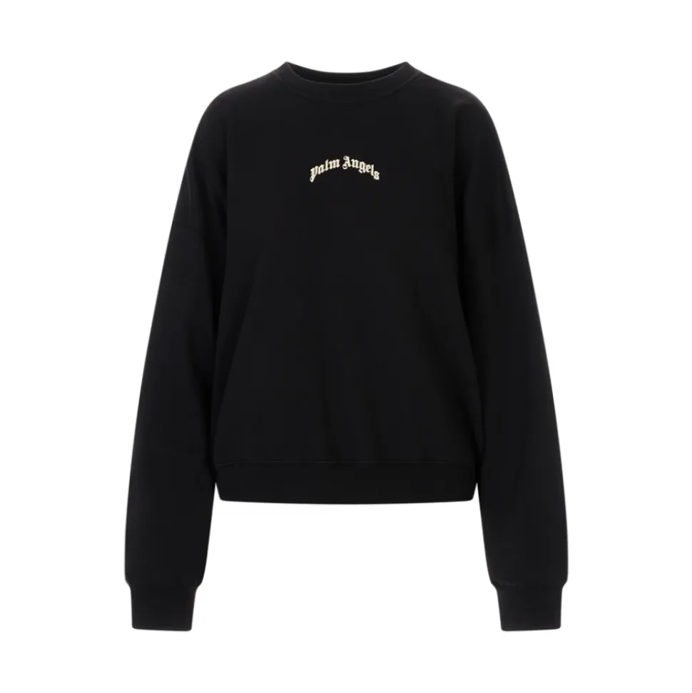 Curved Logo Loose Crop Crew