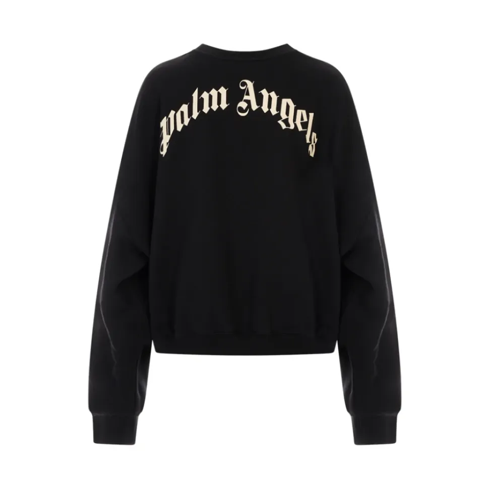 Curved Logo Loose Crop Crew