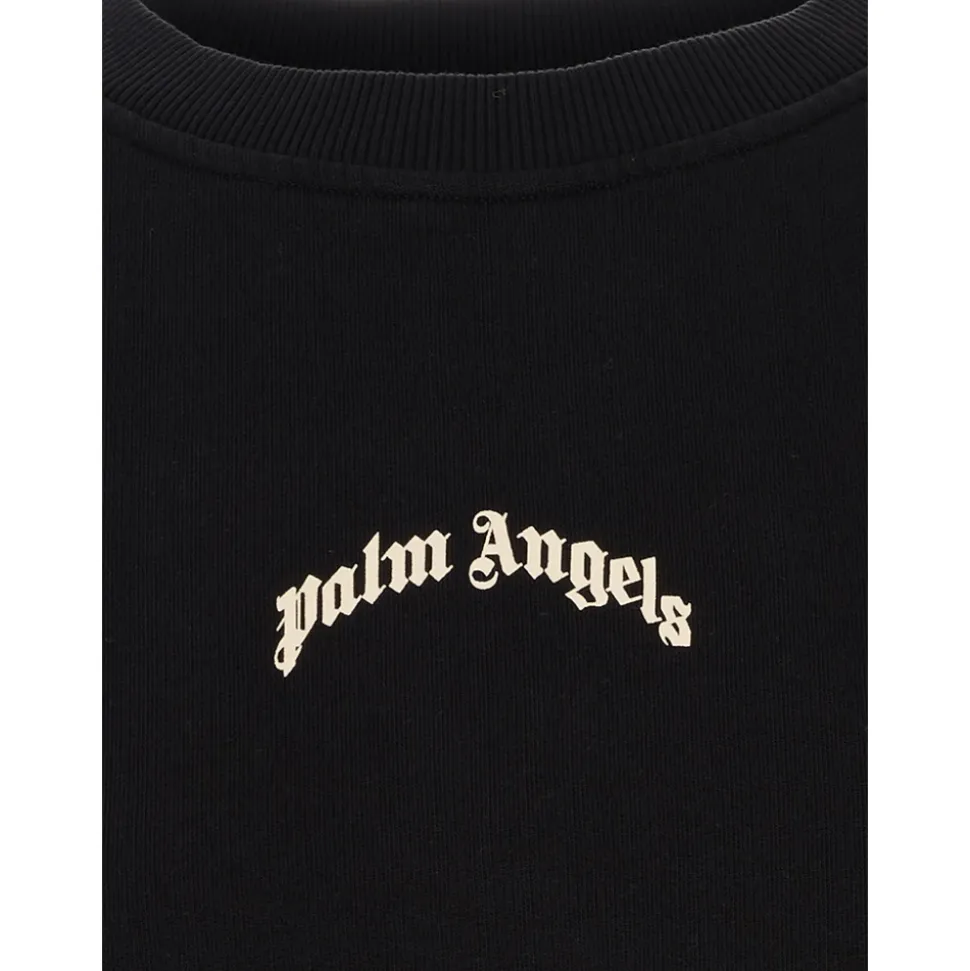 Curved Logo Loose Crop Crew