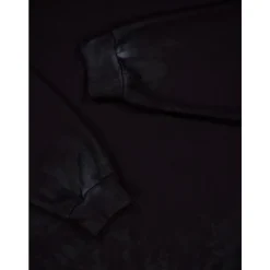 Czarna Bluza z Metalowym Wzorem BB