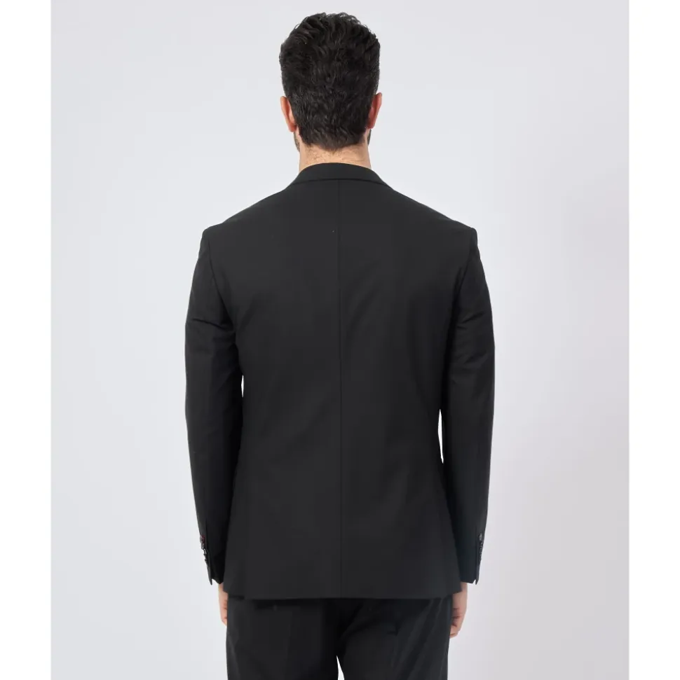 Czarna marynarka slim fit