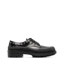 Czarne Buty Chunky-Sole Derby