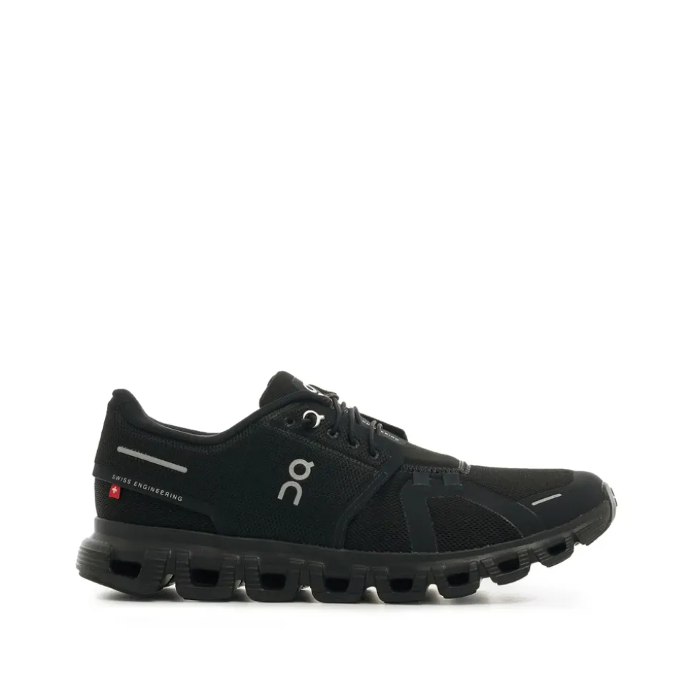 Czarne Buty Chunky z Logo