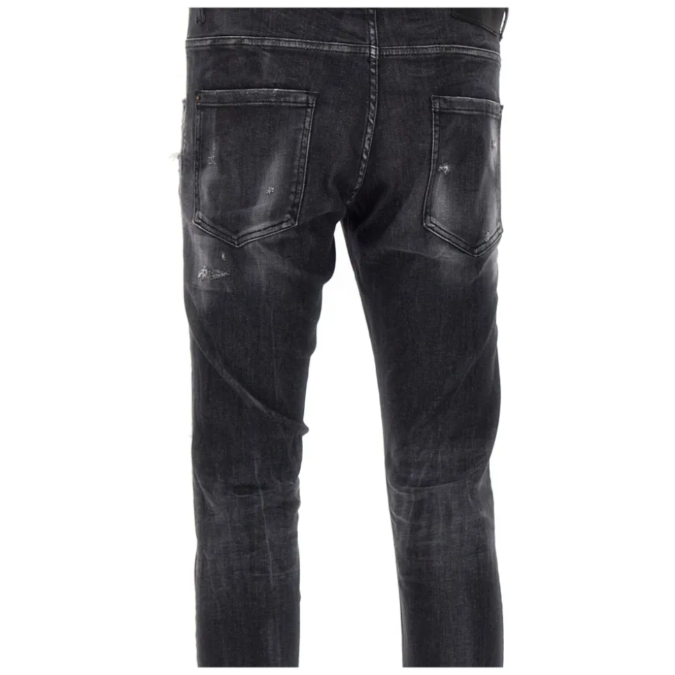 Czarne Jeansy od Dsquared2