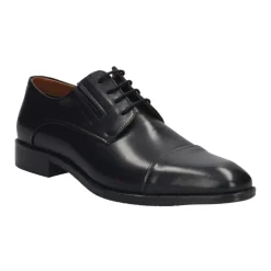 Czarne Klasyczne Buty Biznesowe