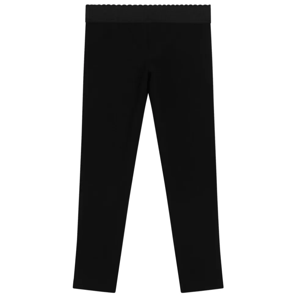 Czarne Legginsy dla Kobiet