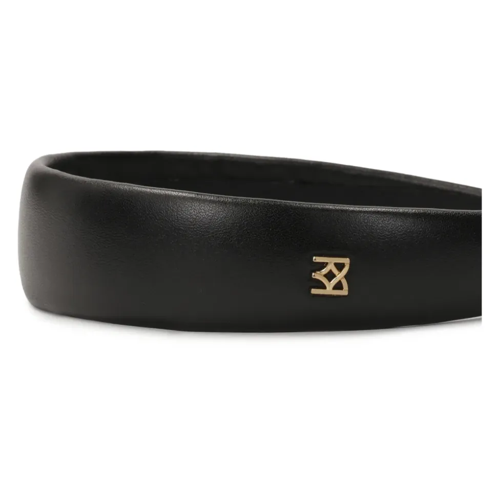 czarne opaski z monogramem