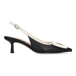 Czarne płaskie buty Elegancki styl