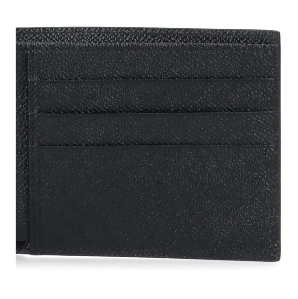 Czarne Portfele Bi-Fold