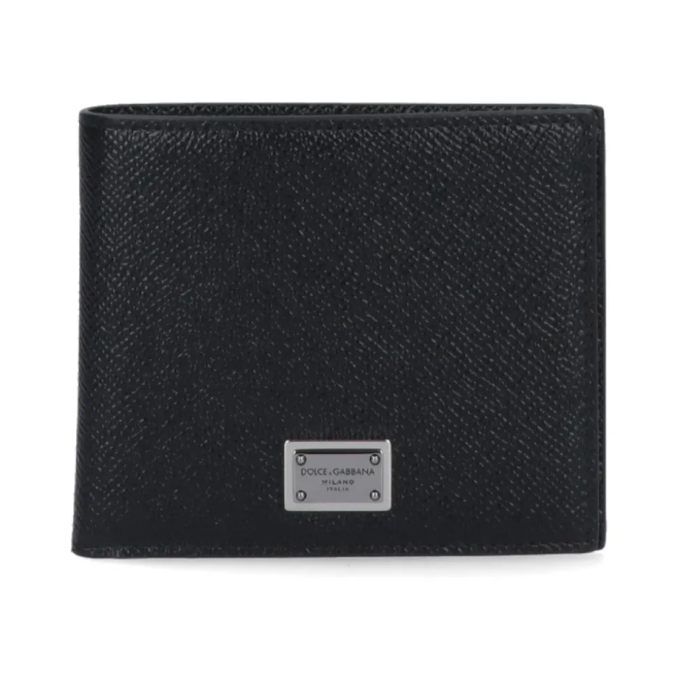 Czarne Portfele Bi-Fold