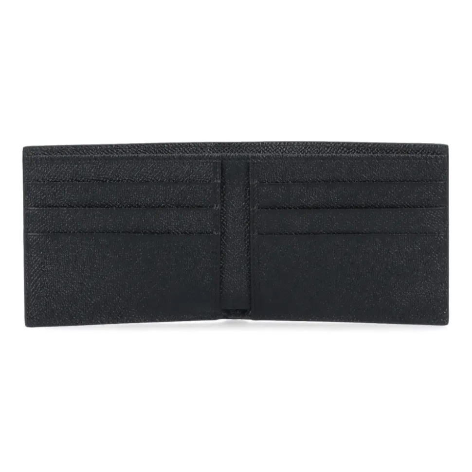 Czarne Portfele Bi-Fold