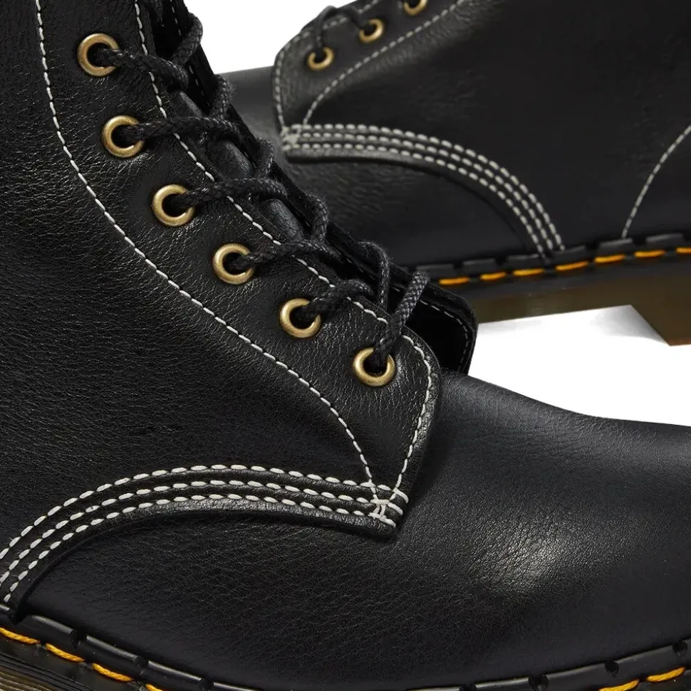Czarne skórzane buty Made In England