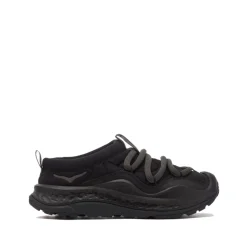 Czarne Sneakersy z Wstawionym Designem