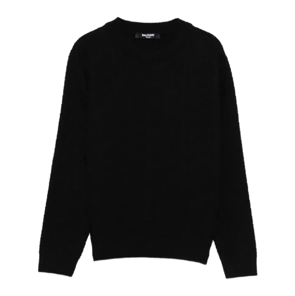 Czarny Sweter Strik AW25