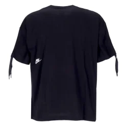 Czarny Top Taneczny Krótki Rękaw T-shirt