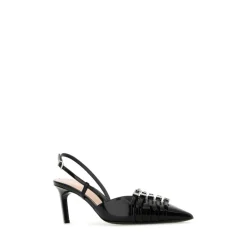 Czółenka Slingback z Odkryta Pięta i Szpiczastym Noskiem