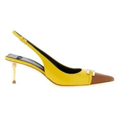 Czółenka Slingback z Odkrytą Piętą i Szpiczastym Noskiem