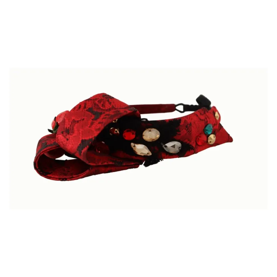 Czerwona Cherry Sicily Diadem Tiara Kryształy